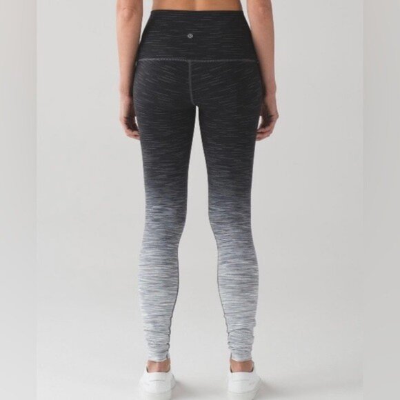 NWOT Lululemon Wunder Under Hi-Rise 28” Ombre Space Dye Leggings Sz 6 - Picture 2 of 6